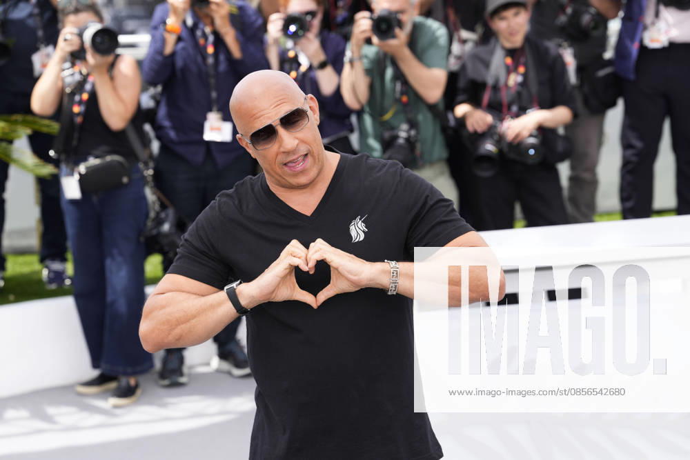 Vin Diesel poses during The Fast And The Furious photocall at the 79th annual Cannes Film Festival at Palais des Festivals on May 13, 2026 in Cannes, France. The Fast And The Furious Photocall - The 79th Annual Cannes Film Festival Cannes France - ZUMAs197 20260513_aaa_s197_242