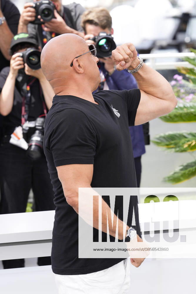 Vin Diesel poses during The Fast And The Furious photocall at the 79th annual Cannes Film Festival at Palais des Festivals on May 13, 2026 in Cannes, France. The Fast And The Furious Photocall - The 79th Annual Cannes Film Festival Cannes France - ZUMAs197 20260513_aaa_s197_250