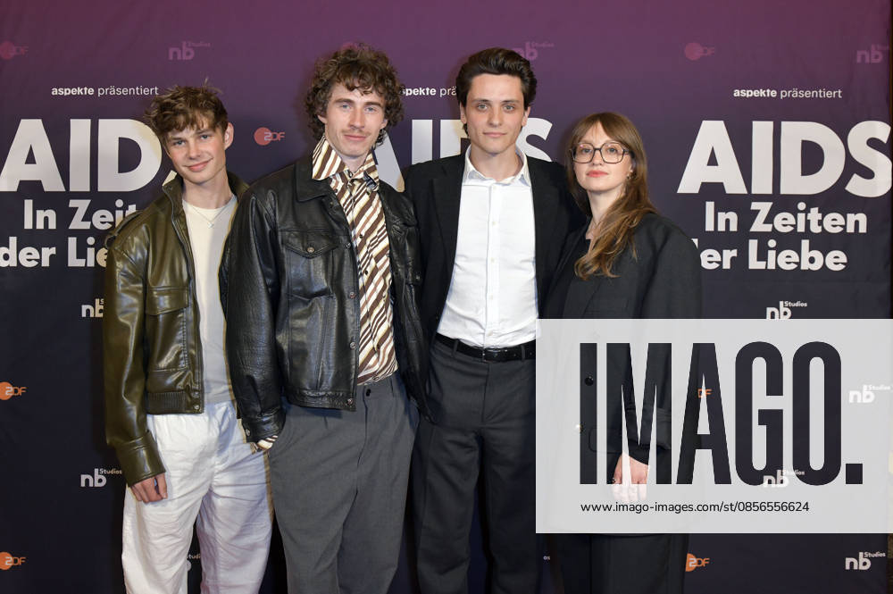 Konrad Damer, Benjamin Viziotis, Evangelos Tsarkowistas and Antonia Jungwirth at the preview of the ZDF documentary series AIDS In Zeiten der Liebe at Kino International Berlin, 13 05 2026 Foto:xM.xBehrensx xFuturexImagex aids_6535