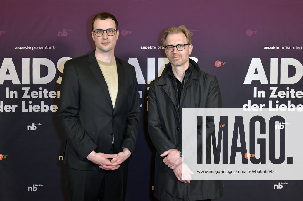 Johannes Nichelmann and Henning Tümmers at the preview of the ZDF documentary series AIDS In Zeiten der Liebe at Kino International Berlin, 13 05 2026 Foto:xM.xBehrensx xFuturexImagex aids_6541