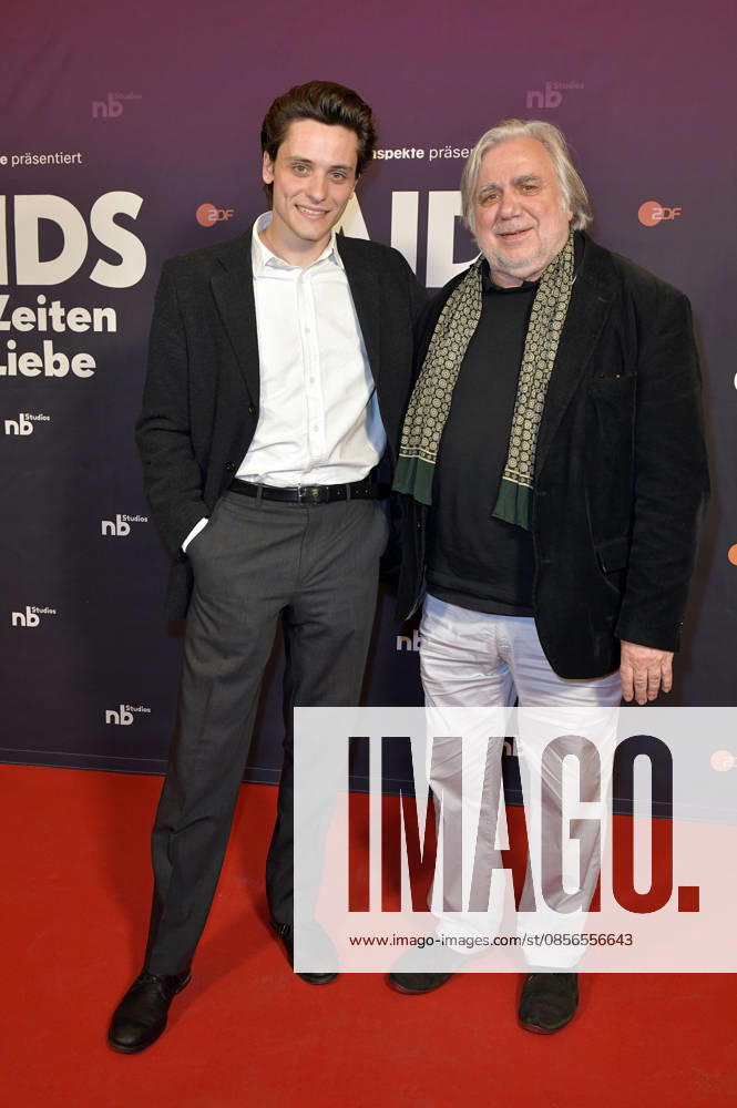 Evangelos Tsarkowistas with guest at the preview of the ZDF documentary series AIDS In Zeiten der Liebe at Kino International Berlin, 13 05 2026 Foto:xM.xBehrensx xFuturexImagex aids_6542