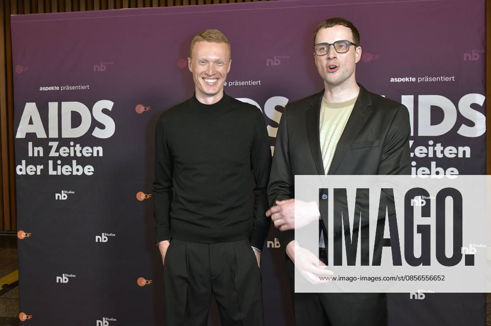 Philip Wortmann and Johannes Nichelmann at the preview of the ZDF documentary series AIDS In Zeiten der Liebe at Kino International Berlin, 13 05 2026 Foto:xM.xBehrensx xFuturexImagex aids_6551