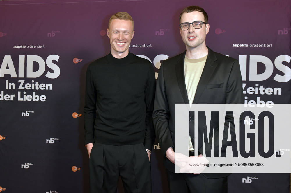 Philip Wortmann and Johannes Nichelmann at the preview of the ZDF documentary series AIDS In Zeiten der Liebe at Kino International Berlin, 13 05 2026 Foto:xM.xBehrensx xFuturexImagex aids_6552