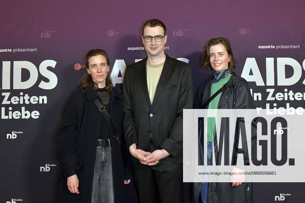 Carolin Haupt, Johannes Nichelmann and Isabel Tetzner at the preview of the ZDF documentary series AIDS In Zeiten der Liebe at Kino International Berlin, 13 05 2026 Foto:xM.xBehrensx xFuturexImagex aids_6560
