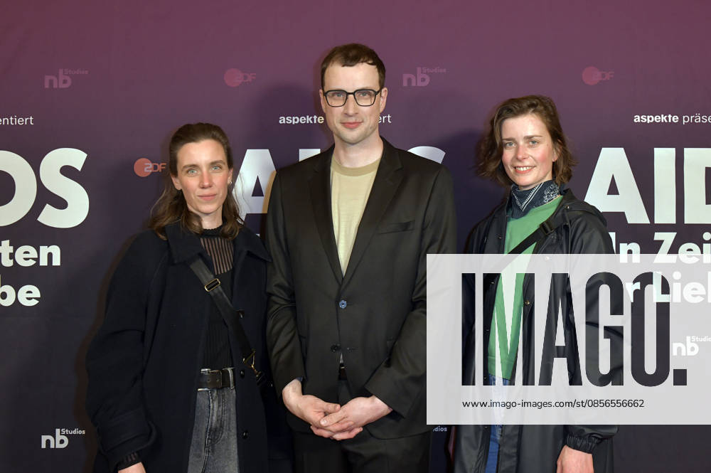 Carolin Haupt, Johannes Nichelmann and Isabel Tetzner at the preview of the ZDF documentary series AIDS In Zeiten der Liebe at Kino International Berlin, 13 05 2026 Foto:xM.xBehrensx xFuturexImagex aids_6561