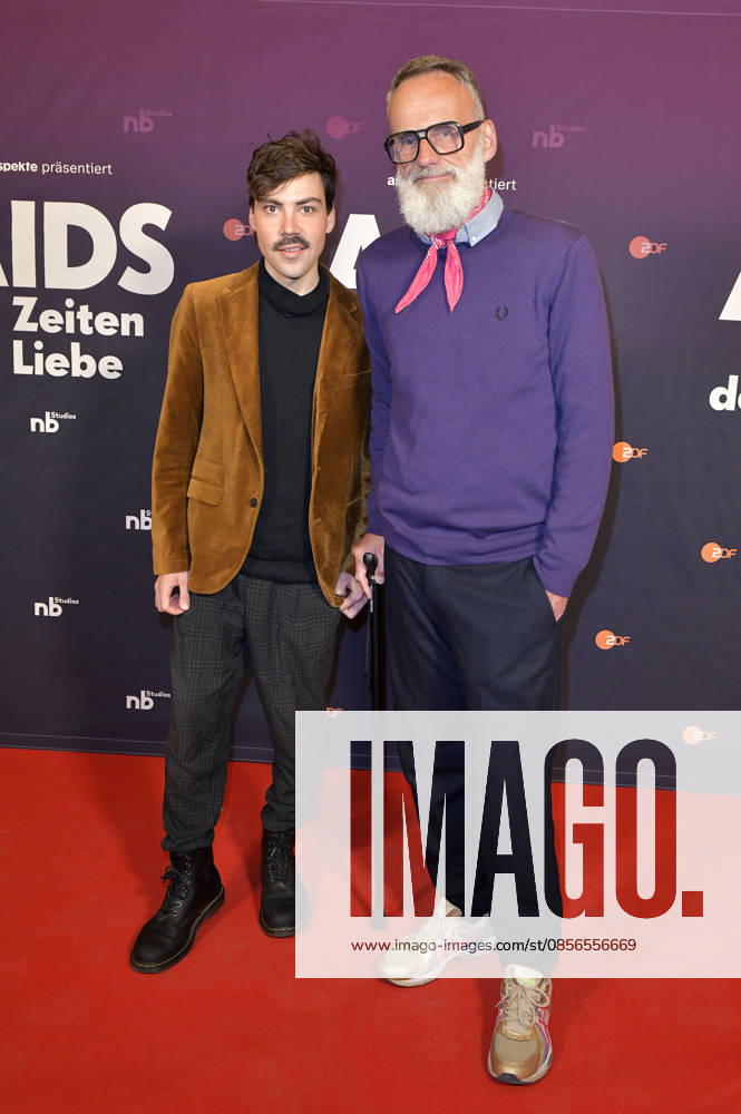 Aron Boks with guest at the preview of the ZDF documentary series AIDS In Zeiten der Liebe at Kino International Berlin, 13 05 2026 Foto:xM.xBehrensx xFuturexImagex aids_6568