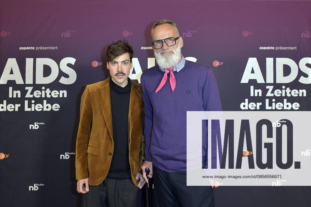 Aron Boks with guest at the preview of the ZDF documentary series AIDS In Zeiten der Liebe at Kino International Berlin, 13 05 2026 Foto:xM.xBehrensx xFuturexImagex aids_6570