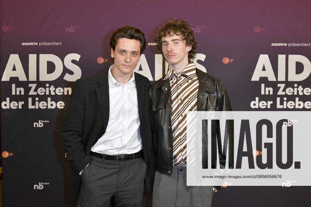 Evangelos Tsarkowistas and Benjamin Viziotis at the preview of the ZDF documentary series AIDS In Times of Love at Kino International Berlin, 13 05 2026 Foto:xM.xBehrensx xFuturexImagex aids_6575