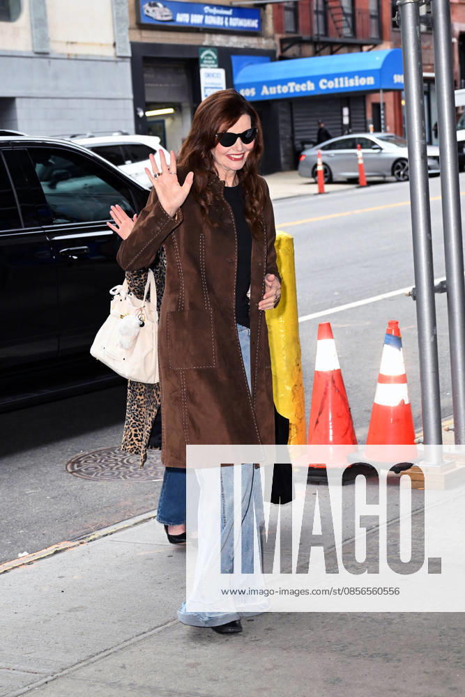 Geena Davis seen leaving CBS this morning in New York Featuring: Geena Davis Where: New York City, New York, United States When: 13 May 2026 Credit: Elder Ordonez INSTARimages . NOT FOR USE BY NEWSPAPERS BASED IN THE UK.