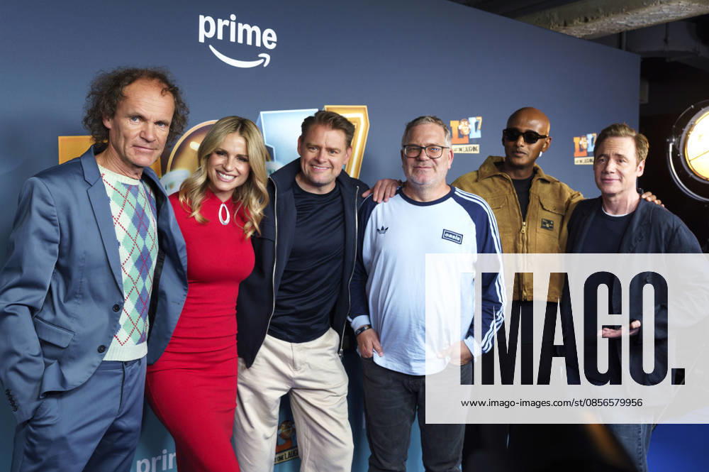 Olaf Schubert, Michelle Hunziker, Max Giermann, Elton, Tedros Teddy Teclebrhan und Michael Bully Herbig bei der Premiere der 7. Staffel der Prime Video Comedy-Gameshow LOL: Last One Laughing in der Astor Film Lounge im Arri Kino. München, 13.05.2026 Foto:xN.xKolinzx xFuturexImagex lol_6594