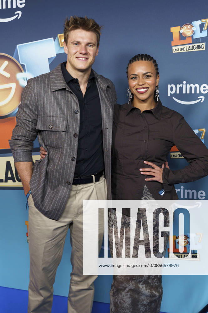 Simon Zachenhuber and Aminata Belli at the premiere of season 7 of the Prime Video comedy game show LOL Last One Laughing in the Astor Film Lounge at Arri Kino Munich, 13 05 2026 Foto:xN.xKolinzx xFuturexImagex lol_6604