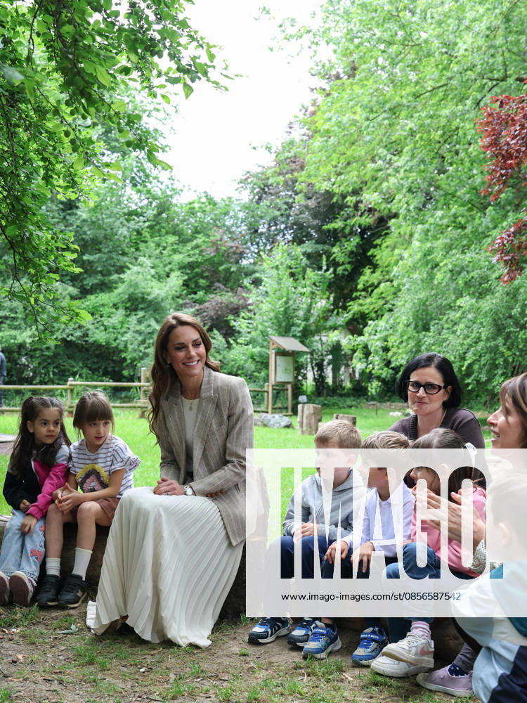 The Princess of Wales; Kate Middleton, during a visit to the Salvador Allende pre-school, 14 May 2026. ANSA ce +++ NPK +++ NO SALES, Reggio Emilia Italy - ZUMAa110 20260514_zaf_a110_009