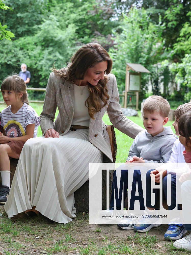 The Princess of Wales; Kate Middleton, during a visit to the Salvador Allende pre-school, 14 May 2026. ANSA ce +++ NPK +++ NO SALES, Reggio Emilia Italy - ZUMAa110 20260514_zaf_a110_011