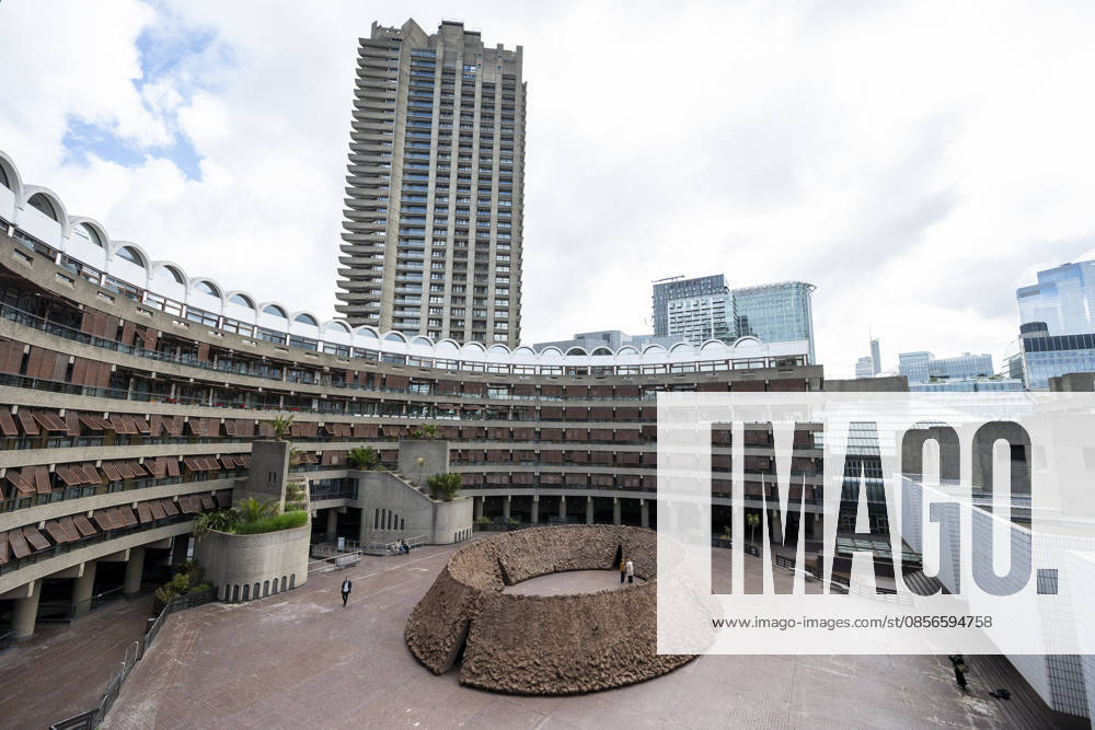 LONDON, UK. Unveiling of ‘origoâ€⠢, a monumental new commission by Colombian artist Delcy Morelos in the Sculpture Court of the Barbican Centre. The hand-built earthen 24 x 18 metre sculpture is made from several tonnes of soil and aromatic spices like cinnamon and coffee, is inspired by the communal living of the Yanomami people of the Amazon and is on display to the public 15 May to 31 July 2026. London UK - ZUMAl94_ 20260514_zaf_l94_036