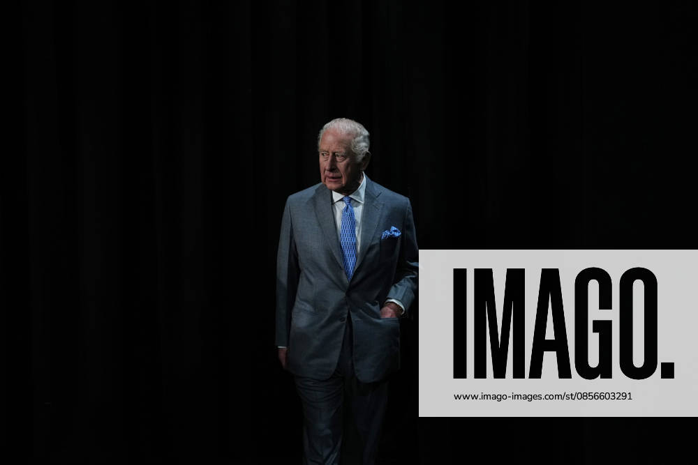 Britain Royals Britain s King Charles III arrives to join English actor Idris Elba in meeting students taking part in workshops organised by National Youth Music Theatre (NYMT) at The Other Palace in London, Thursday, May 14, 2026., Credit:Avalon.red PA ROTA - B68 Avalon GBR, London