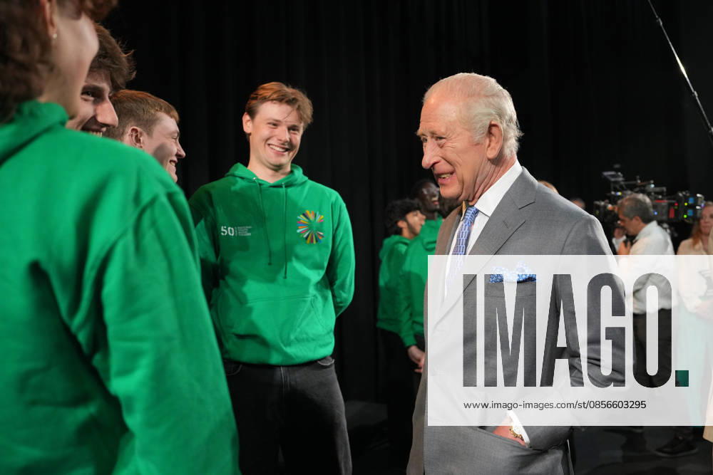 Britain Royals Britain s King Charles III meets students taking part in workshops organised by National Youth Music Theatre (NYMT) at The Other Palace in London, Thursday, May 14, 2026., Credit:Avalon.red PA ROTA - B68 Avalon GBR, London