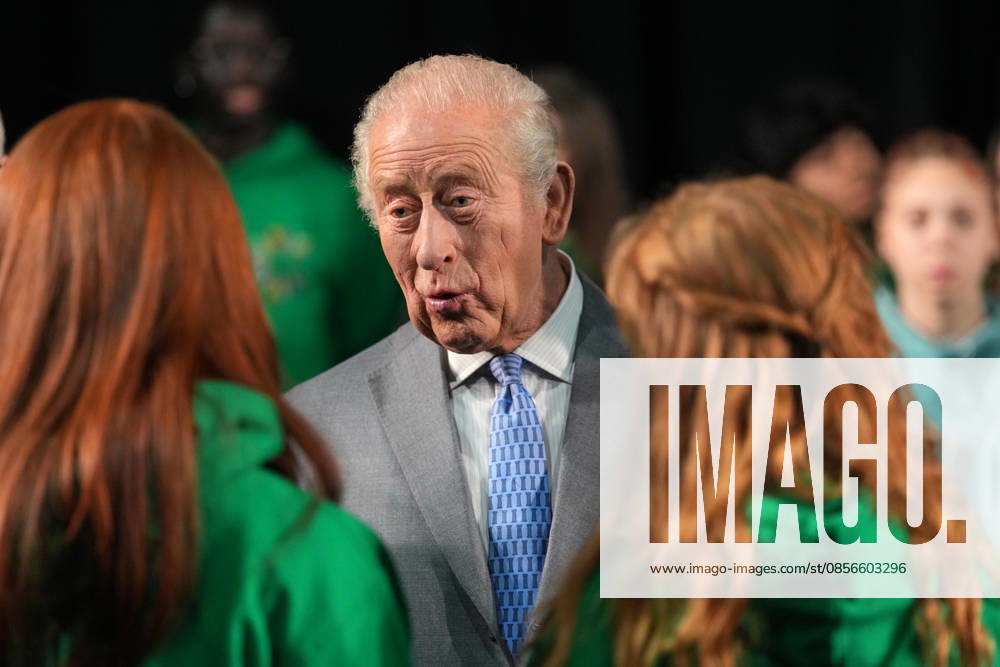 Britain Royals Britain s King Charles III meets students taking part in workshops organised by National Youth Music Theatre (NYMT) at The Other Palace in London, Thursday, May 14, 2026., Credit:Avalon.red PA ROTA - B68 Avalon GBR, London