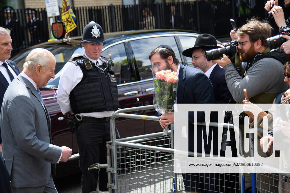 King Charles III Visits Golders Green, London, UK - Thursday 14 May 2026 King Charles III visits members of the Jewish community in Golders Green, London, England, UK on Thursday 14 May, 2026 to show solidarity and support., Credit:Justin Ng Avalon UK, England, London, Golders Green