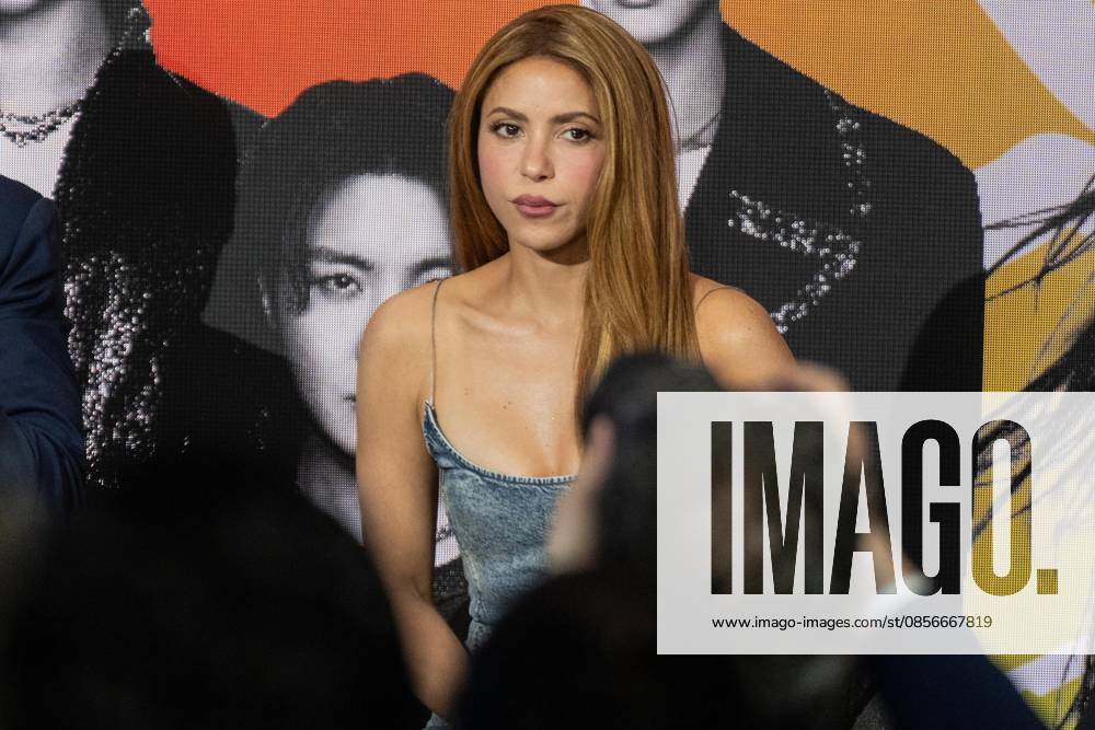 Shakira attends announcement that Madonna, Shakira and BTS will highlight 2026 FIFA World Cup Final halftime show at Spring Studios in New York, NY, USA on May 14, 2026. Bronx USA - ZUMAr339 20260514_znp_r339_002