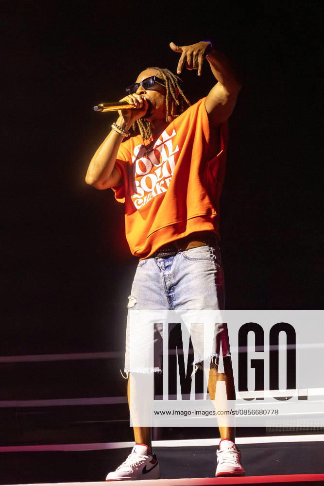 LIL JON performs during the opening act before Pitbull performs on stage during the I AM BACK tour at the iTHINK Financial Amphitheater in West Palm Beach, Florida on Thursday, May 14, 2026. MIA20260515128 GARYxIxROTHSTEIN