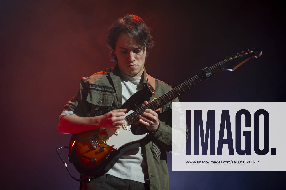 Matteo Mancuso at Islington Assembly Hall 14 05 2026 Matteo Mancuso performs live on stage at Islington Assembly Hall in London on 14th May 2026. Matteo Mancuso guitars, Riccardo Oliva bass, Gianluca Pellerito drums., Credit:Zoran Veselinovic Avalon UK, London, Islington Assembly Hall