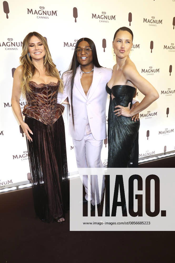 Heidi Klum, Law Roach and Adriana Lima at the House of Magnum afterparty during the Festival de Cannes 2026 79 Cannes International Film Festival at the Palais Sté phanie Beach Cannes, 14 05 2026 Foto:xD.xBedrosianx xFuturexImagex maagnum_6587