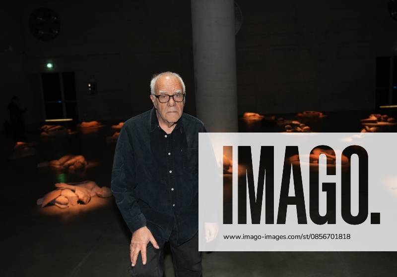 IPA84713315 - Milan, Preview of the Mimmo Paladino Installation Exhibition in the Sterling room of Palazzo Citterio, pictured Mimmo Paladino