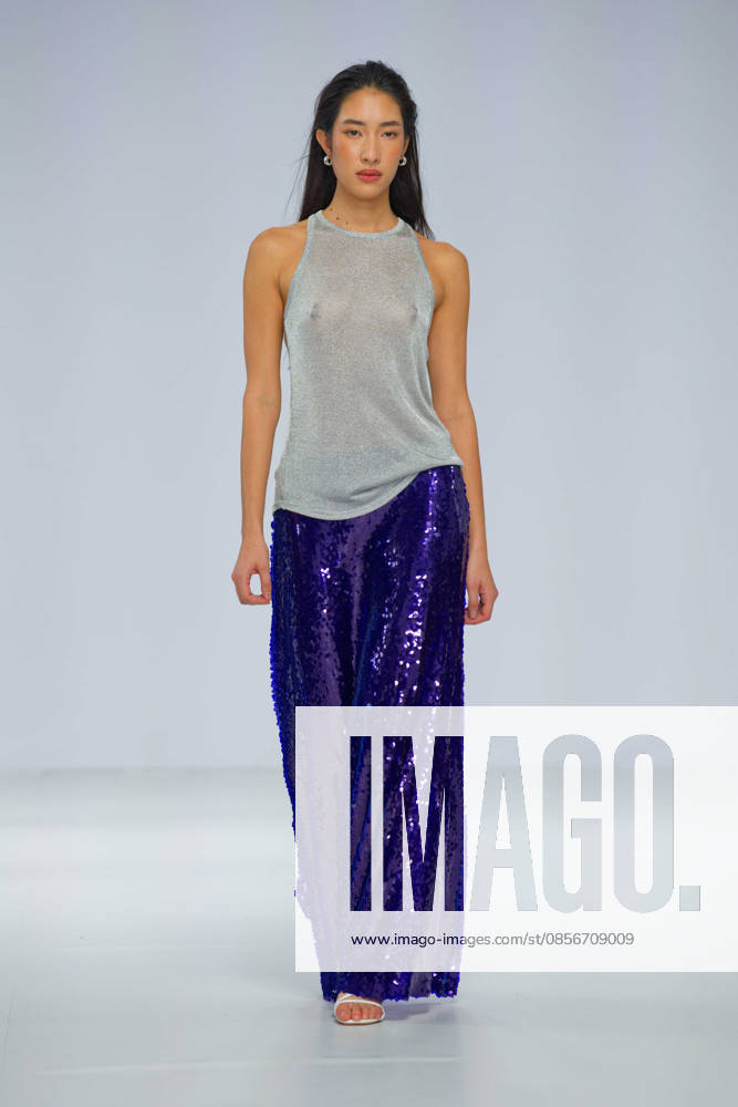 Australian Fashion Week 2026 - Runway - Gary Bigeni A model walks the runway during the Gary Bigeni show at Australian Fashion Week 2026 at the Museum of Contemporary Art on May 15, 2026 in Sydney, Australia., Credit:IOIO IMAGES IOIO Avalon Australia, New South Wales, Sydney, Museum of Contemporary Art