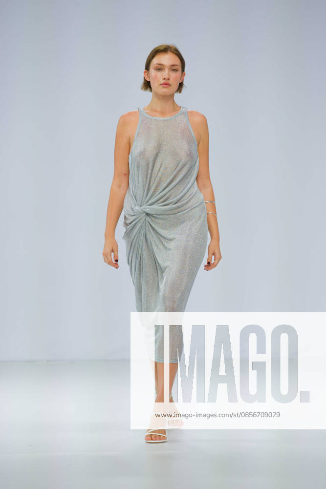 Australian Fashion Week 2026 - Runway - Gary Bigeni A model walks the runway during the Gary Bigeni show at Australian Fashion Week 2026 at the Museum of Contemporary Art on May 15, 2026 in Sydney, Australia., Credit:IOIO IMAGES IOIO Avalon Australia, New South Wales, Sydney, Museum of Contemporary Art