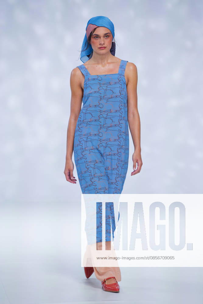Australian Fashion Week 2026 - Runway - Ngali A model walks the runway during the Ngali Wander with Wonder Runway show at Australian Fashion Week 2026 at the Museum of Contemporary Art on May 15, 2026 in Sydney, Australia., Credit:IOIO IMAGES IOIO Avalon Australia, New South Wales, Sydney, Museum of Contemporary Art