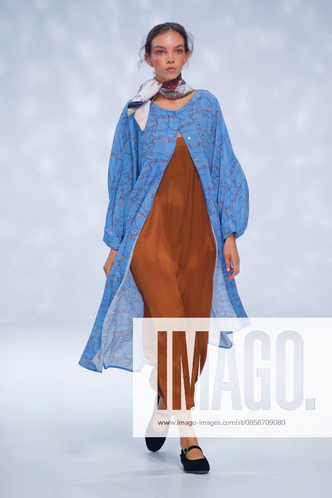 Australian Fashion Week 2026 - Runway - Ngali A model walks the runway during the Ngali Wander with Wonder Runway show at Australian Fashion Week 2026 at the Museum of Contemporary Art on May 15, 2026 in Sydney, Australia., Credit:IOIO IMAGES IOIO Avalon Australia, New South Wales, Sydney, Museum of Contemporary Art
