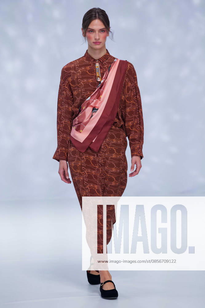 Australian Fashion Week 2026 - Runway - Ngali A model walks the runway during the Ngali Wander with Wonder Runway show at Australian Fashion Week 2026 at the Museum of Contemporary Art on May 15, 2026 in Sydney, Australia., Credit:IOIO IMAGES IOIO Avalon Australia, New South Wales, Sydney, Museum of Contemporary Art
