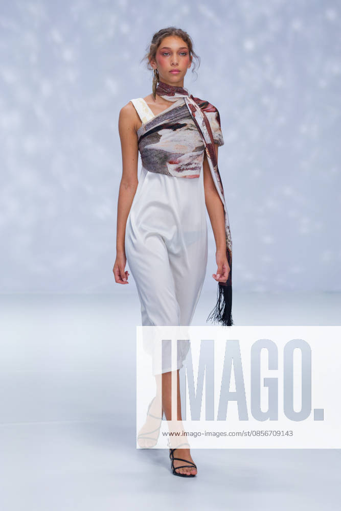 Australian Fashion Week 2026 - Runway - Ngali A model walks the runway during the Ngali Wander with Wonder Runway show at Australian Fashion Week 2026 at the Museum of Contemporary Art on May 15, 2026 in Sydney, Australia., Credit:IOIO IMAGES IOIO Avalon Australia, New South Wales, Sydney, Museum of Contemporary Art