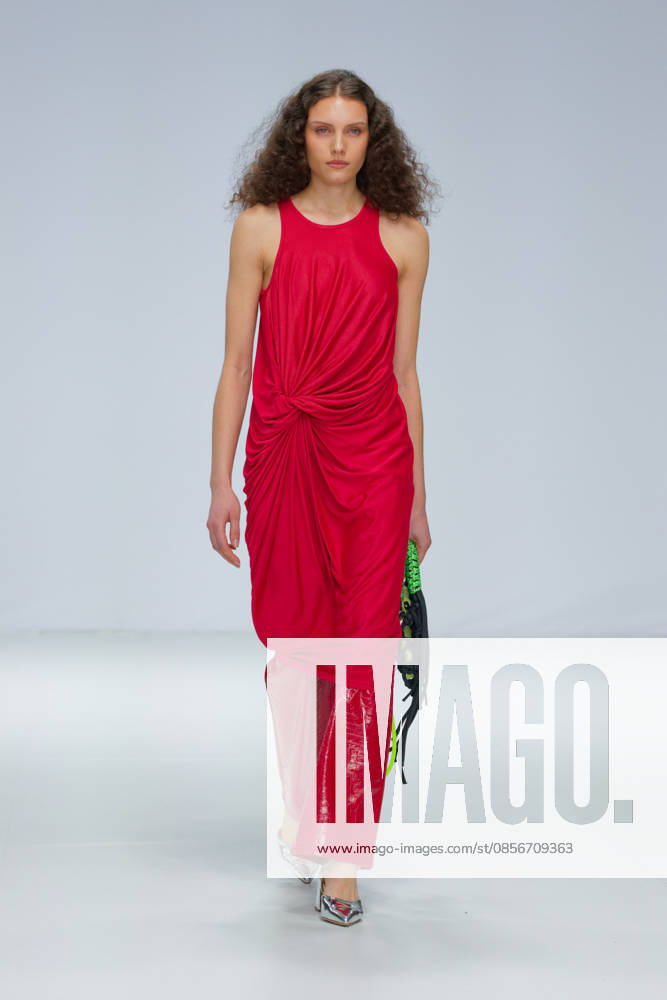 Australian Fashion Week 2026 - Runway - Gary Bigeni A model walks the runway during the Gary Bigeni show at Australian Fashion Week 2026 at the Museum of Contemporary Art on May 15, 2026 in Sydney, Australia., Credit:IOIO IMAGES IOIO Avalon Australia, New South Wales, Sydney, Museum of Contemporary Art