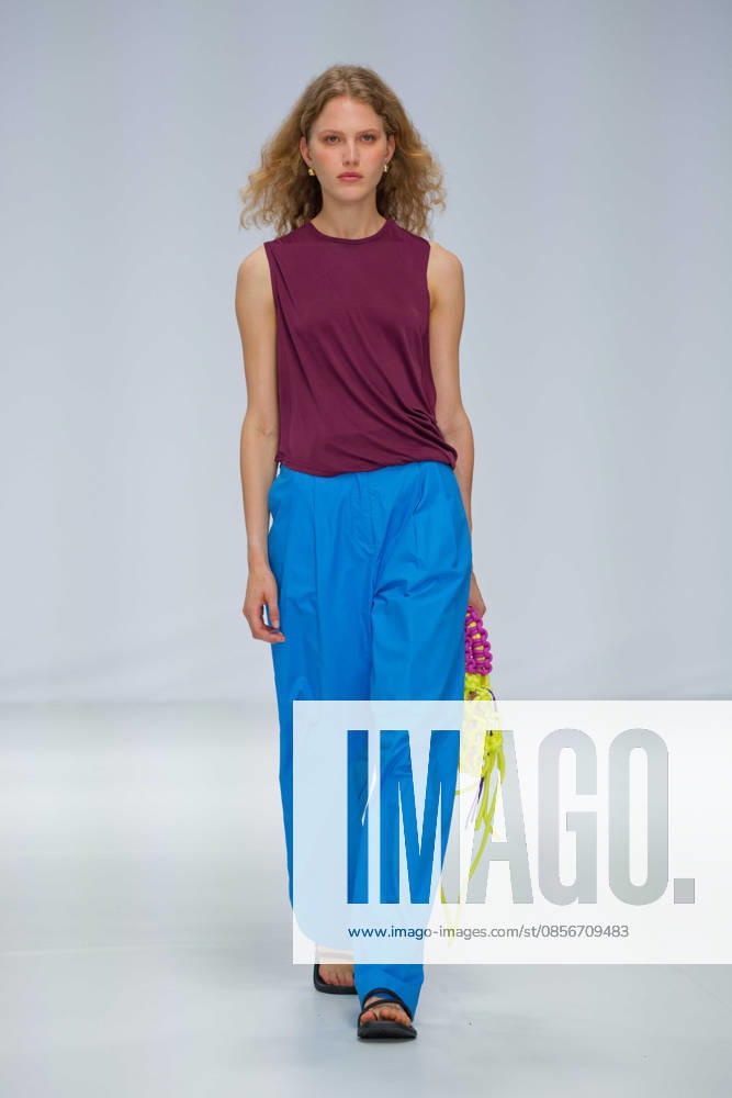 Australian Fashion Week 2026 - Runway - Gary Bigeni A model walks the runway during the Gary Bigeni show at Australian Fashion Week 2026 at the Museum of Contemporary Art on May 15, 2026 in Sydney, Australia., Credit:IOIO IMAGES IOIO Avalon Australia, New South Wales, Sydney, Museum of Contemporary Art