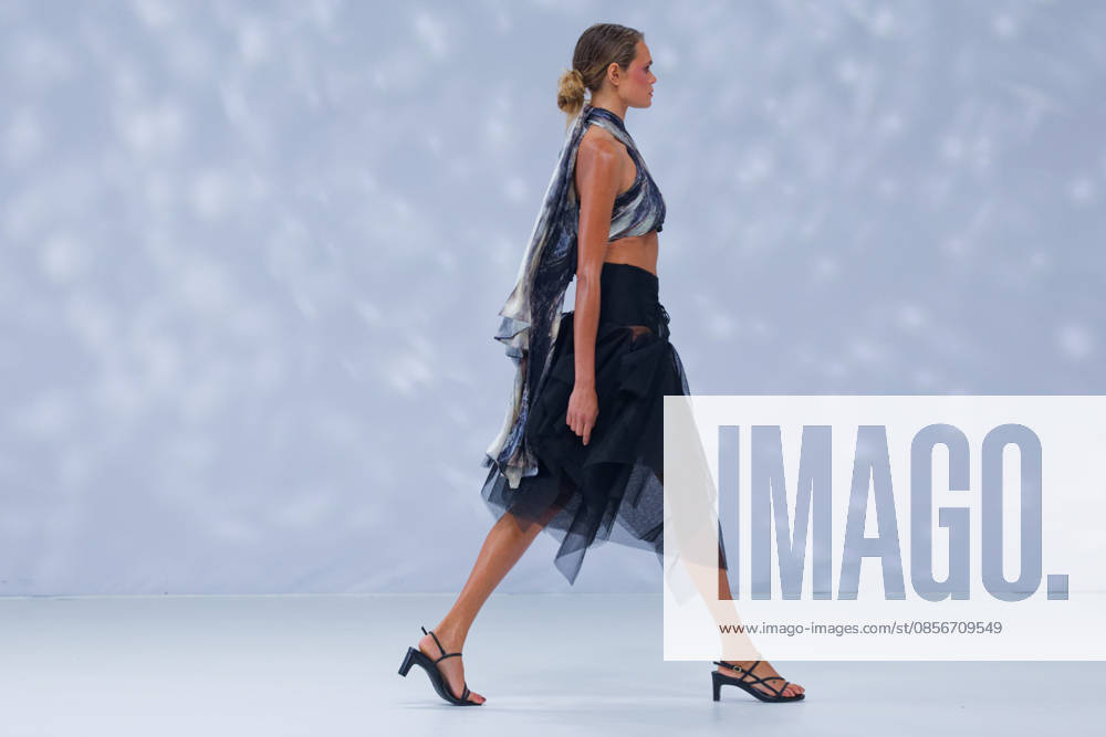 Australian Fashion Week 2026 - Runway - Ngali Billie-Jean Hamlet walks the runway during the Ngali Wander with Wonder Runway show at Australian Fashion Week 2026 at the Museum of Contemporary Art on May 15, 2026 in Sydney, Australia., Credit:IOIO IMAGES IOIO Avalon Australia, New South Wales, Sydney, Museum of Contemporary Art