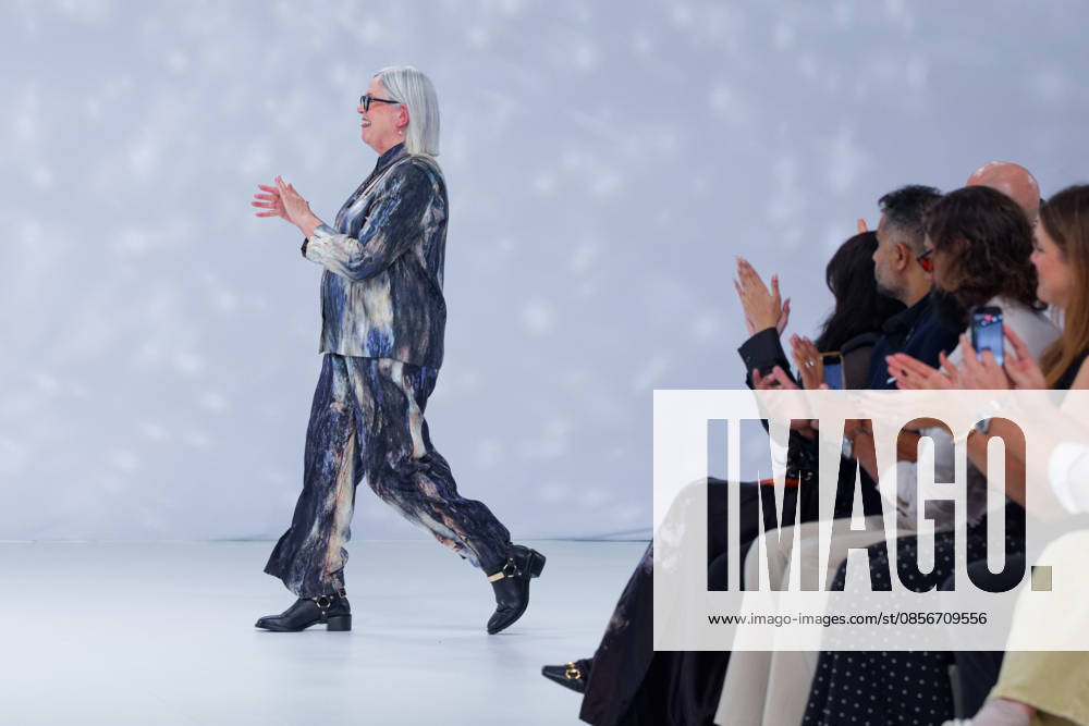 Australian Fashion Week 2026 - Runway - Ngali Designer, Denni Francisco, thanks the audience after the Ngali Wander with Wonder Runway show at Australian Fashion Week 2026 at Museum of Contemporary Art on May 15, 2026 in Sydney, Australia., Credit:IOIO IMAGES IOIO Avalon Australia, New South Wales, Sydney, Museum of Contemporary Art