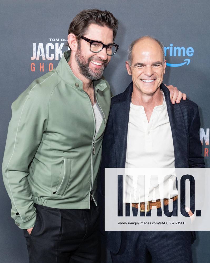 New York, NY, May 15, 2026: John Krasinski and Michael Kelly attend World Premiere of Amazon MGM Studios Tom Clancy s Jack Ryan: Ghost War at Regal Times Square Bronx USA - ZUMAr339 20260515_znp_r339_044