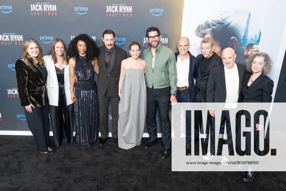 New York, NY, May 15, 2026: Julie Rappaport, Allyson Seeger, Betty Gabriel, JJ Feild, Sienna Miller, John Krasinski, Michael Kelly, Max Beesley, Andrew Bernstein and Courtenay Valenti attend World Premiere of Amazon MGM Studios Tom Clancy s Jack Ryan: Ghost War at Regal Times Square Bronx USA - ZUMAr339 20260515_znp_r339_066