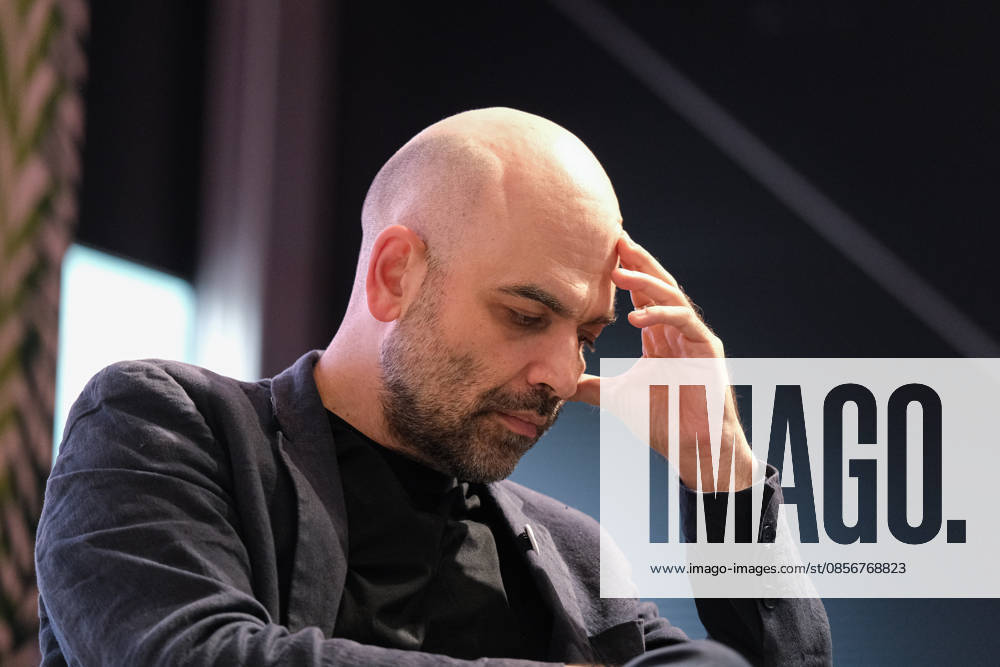 Roberto Saviano seen during the SalTo 26 - Salone Internazionale del Libro at Lingotto Fiere. Turin Italy - ZUMAs197 20260515_aaa_s197_402