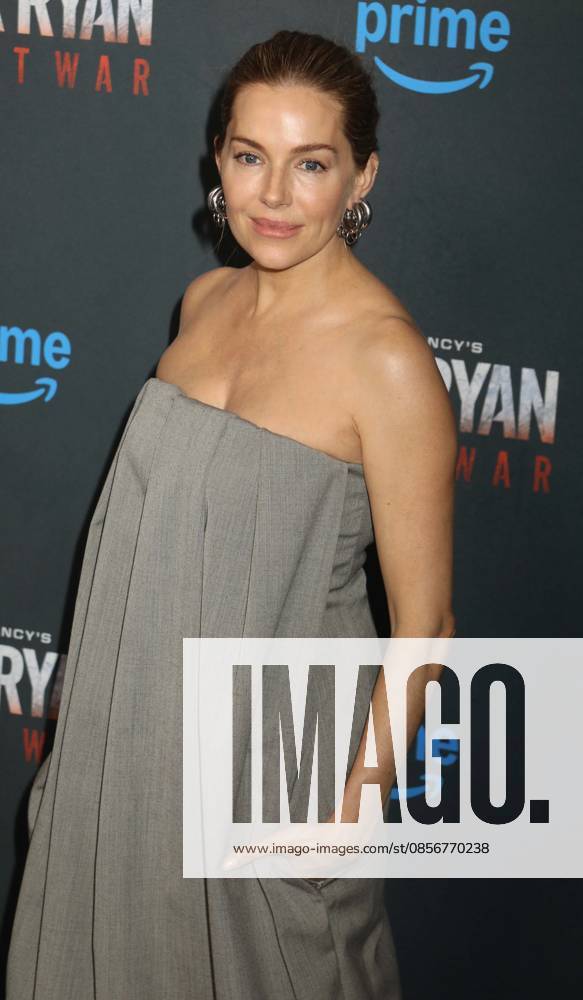 Actor SIENNA MILLER seen during the red carpet arrivals for Amazon MGM Studios Tom Clancy s Jack Ryan - Ghost War World Premiere held at Regal Times Square. New York USA - ZUMAk03_ 20260515_zaf_k03_093