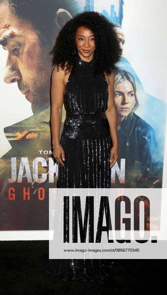 Actor BETTY GABRIEL seen during the red carpet arrivals for Amazon MGM Studios Tom Clancy s Jack Ryan - Ghost War World Premiere held at Regal Times Square. New York USA - ZUMAk03_ 20260515_zaf_k03_003