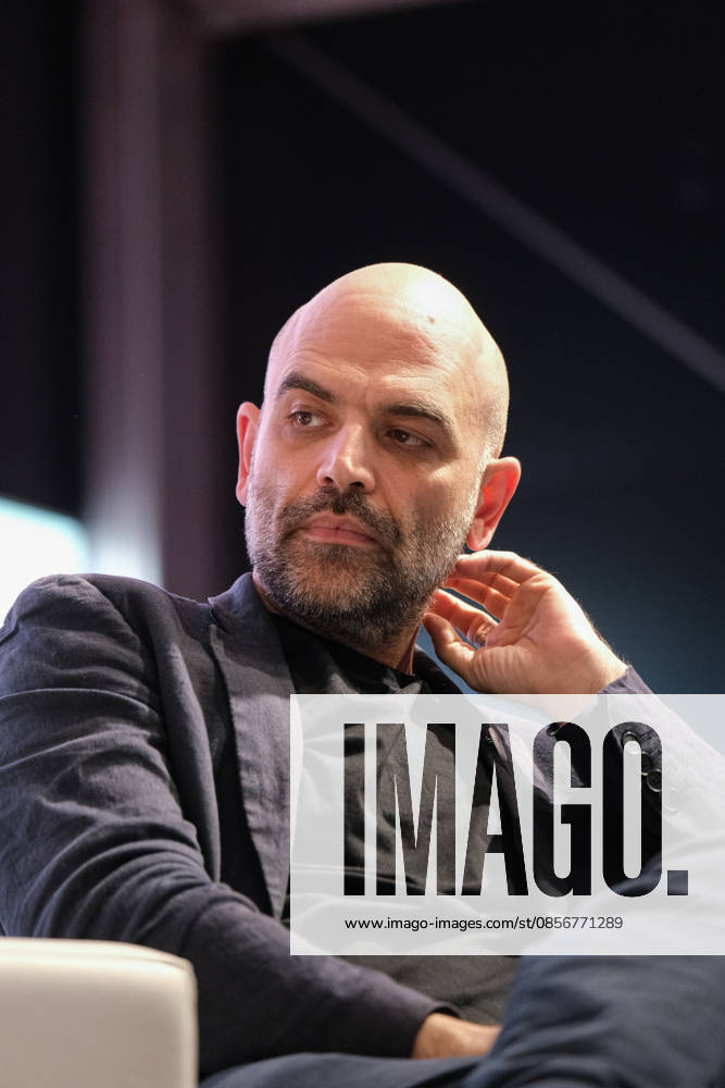 Roberto Saviano seen during the SalTo 26 - Salone Internazionale del Libro at Lingotto Fiere. Turin Italy - ZUMAs197 20260515_aaa_s197_406