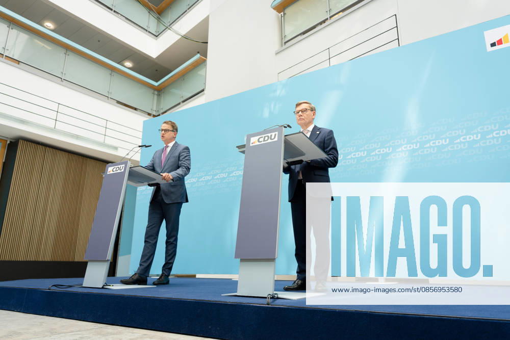 Berlin, Konrad Adenauer Haus, CDU Berlin, Secretary General, CDU, Carsten Linnemann, Federal Foreign Minister, Johann Wadephul Berlin Berlin GER