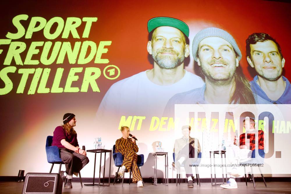 Sportfreunde Stiller Mit dem Herz in der Hand Peter Stephan Brugger, Franziska Niesar, Florian Weber, Rüdiger Linhof 30 years of Sportfreunde Stiller Mit dem Herz in der Hand, Colosseum Cinema, Berlin Date 20 05 2026