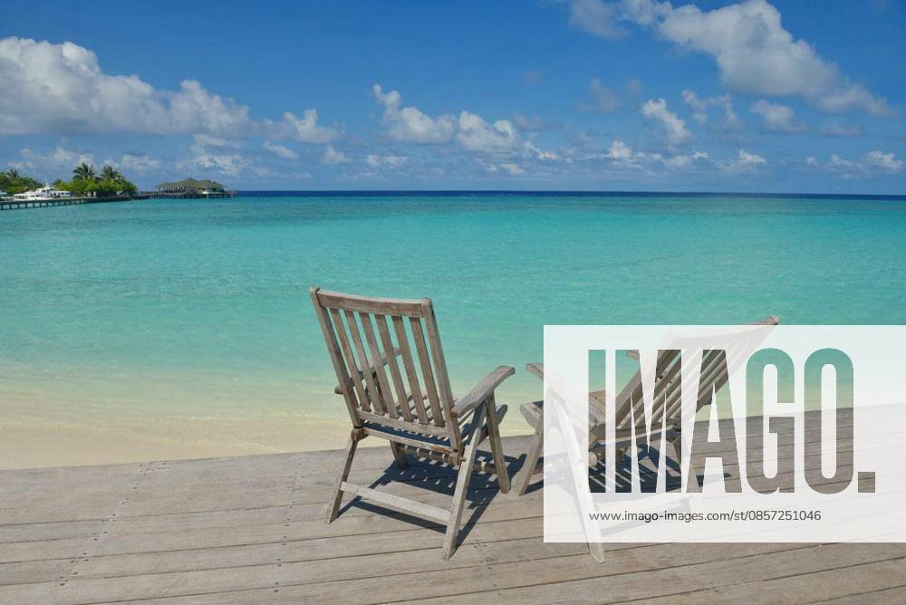 Tropical beach nature landscape with white sand at summer model released Symbolfoto, property released