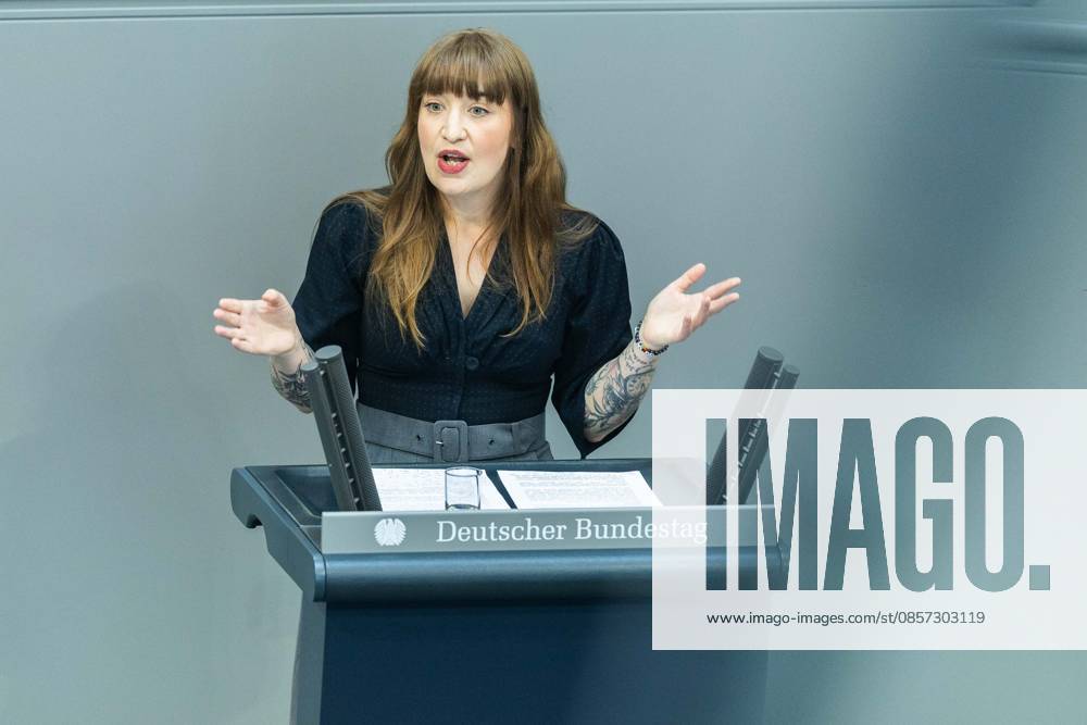 81 Session of the German Bundestag on 22 05 2026 in the plenary chamber of the Reichstag building in Berlin Heidi Reichinnek MdB Die Linke