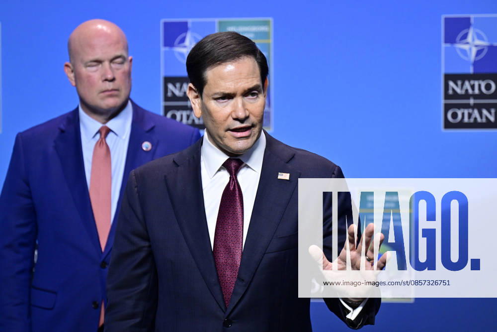 US Secretary of State Marco Rubio meets the press after the NATO Foreign Ministers meeting on Friday at Sea U in Helsingborg, Sweden on may 22, 2026 HELSINGBORG SWEDEN