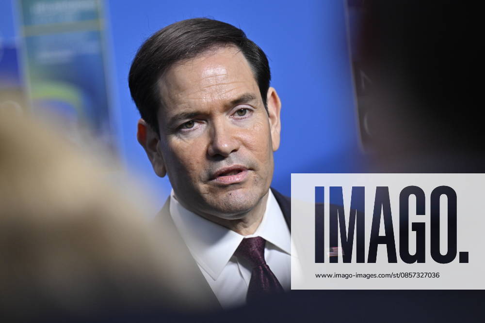 US Secretary of State Marco Rubio meets the press after the NATO Foreign Ministers meeting on Friday at Sea U in Helsingborg, Sweden on may 22, 2026 HELSINGBORG SWEDEN