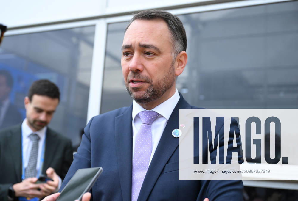 Foreign Minister of Belgium, Maxime Prevot speaks to press after the NATO Foreign Ministers Meeting in Helsingborg, Sweden on May 22, 2026. Dursun Aydemir Anadolu Helsingborg Sweden. Editorial use only. Please get in touch for any other usage.